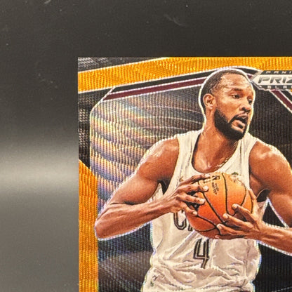 Evan Mobley 2024-25 Panini Prizm Black Orange Wave Prizm 19/60 #121