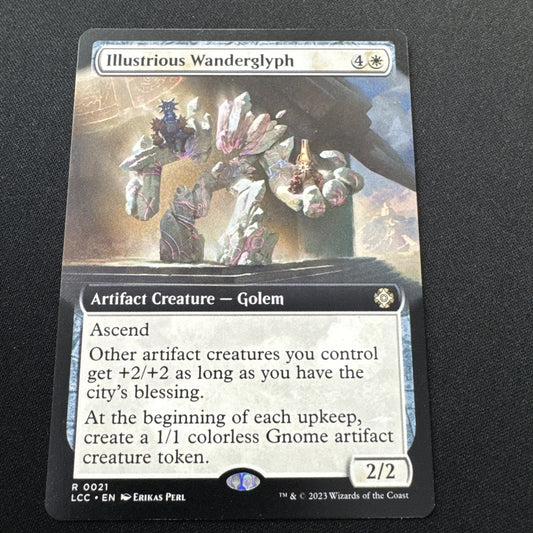 Illustrious Wanderglyph (Extended Art) Commander: the Lost Caverns of Ixalan #21
