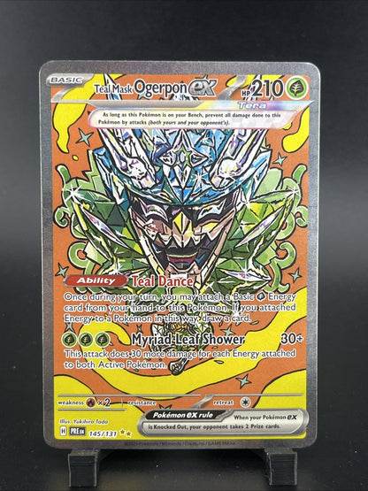 Teal Mask Ogerpon ex 145/131 Sv: Prismatic Evolutions Holo