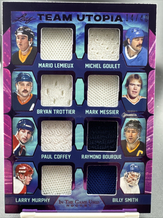 Team Utopia 8 Relics 2022-23 Leaf In the Game Used #TU-7