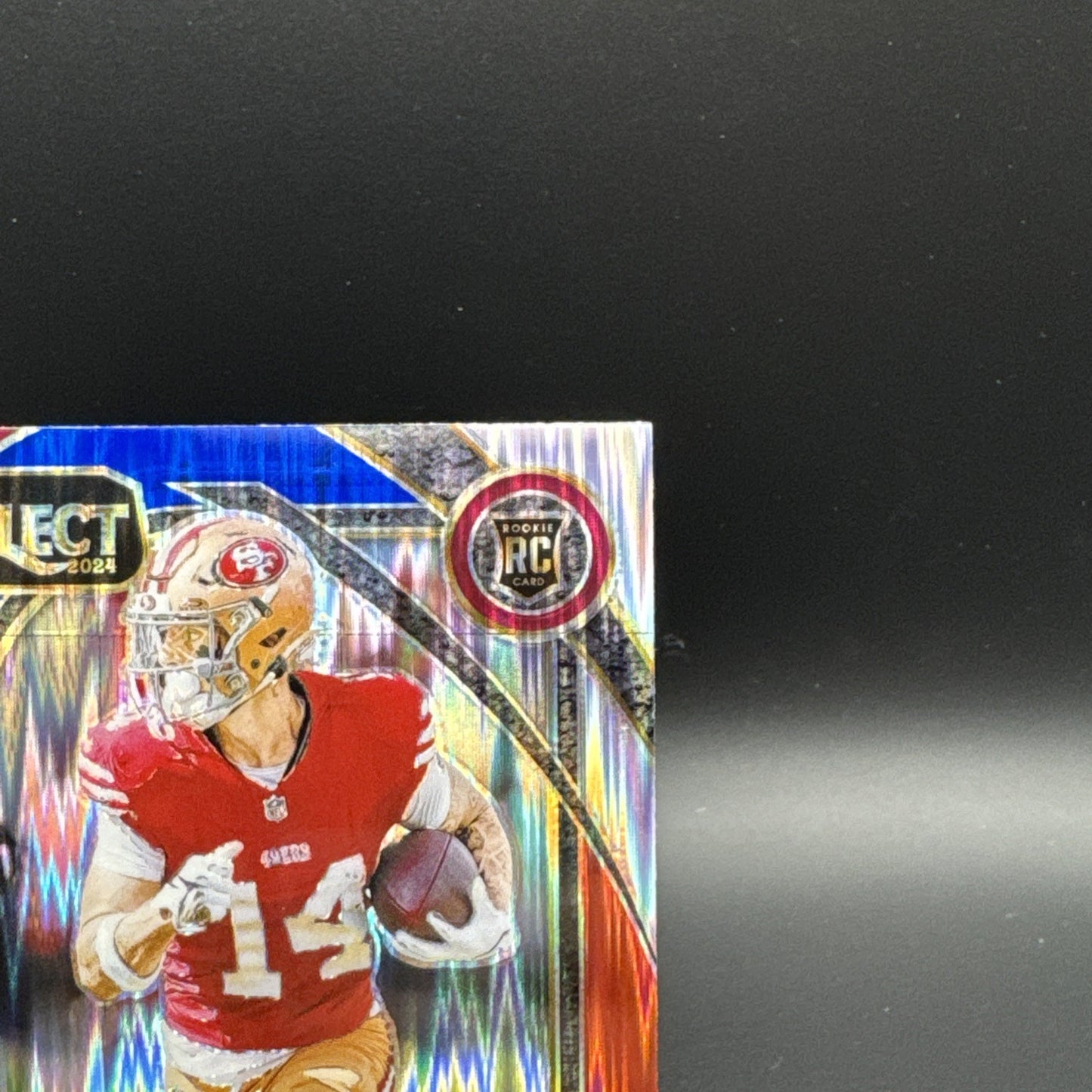 2024 Ricky Pearsall Panini Select - Club Level Red & Blue Shock Prizm #285 RC