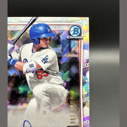 2020 Andy Pages 1st Bowman Chrome Cracked Ice RC Autograph 65/100 #CPA-AP