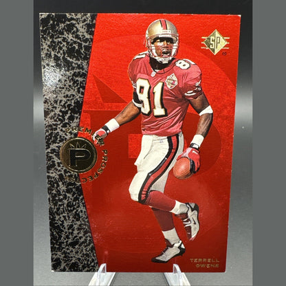 Terrell Owens 1996 Upper Deck SP Card #7 FOIL ROOKIE RC NICE! 49ers NINERS