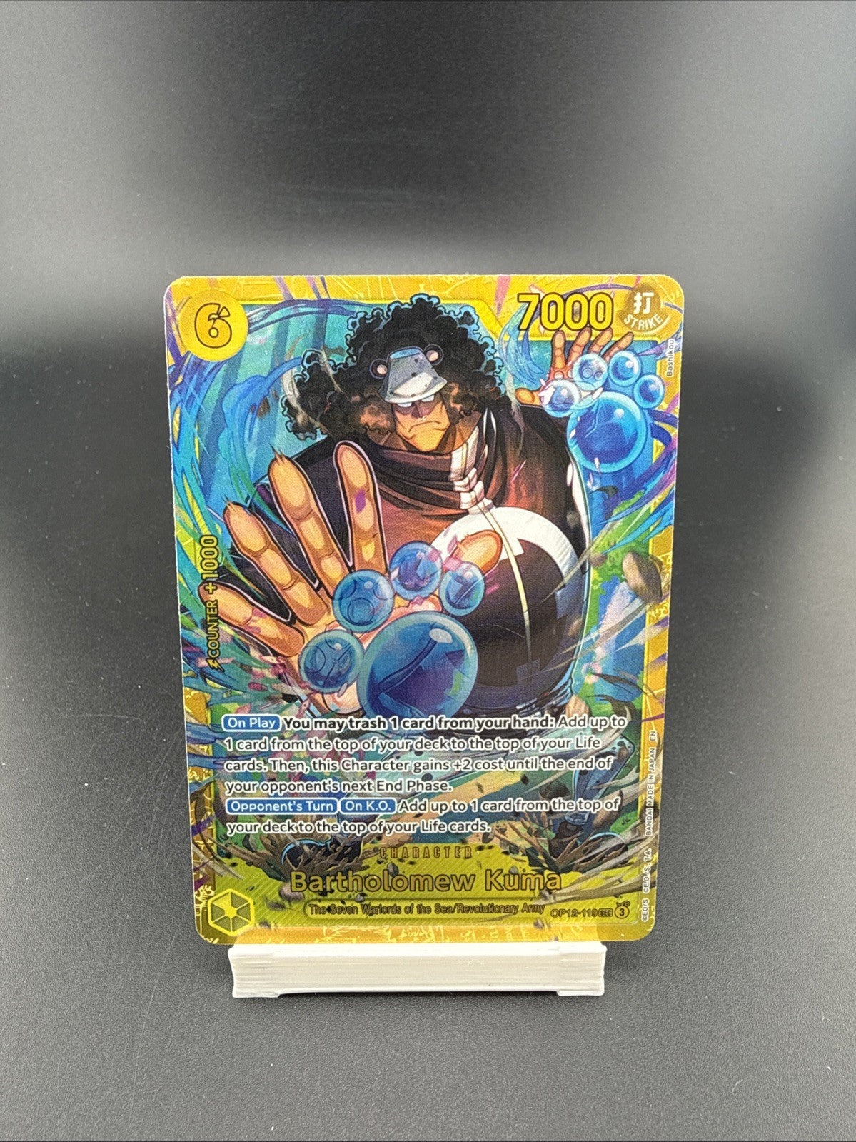 Bartholomew Kuma OP12-119 Legacy of the Master Foil