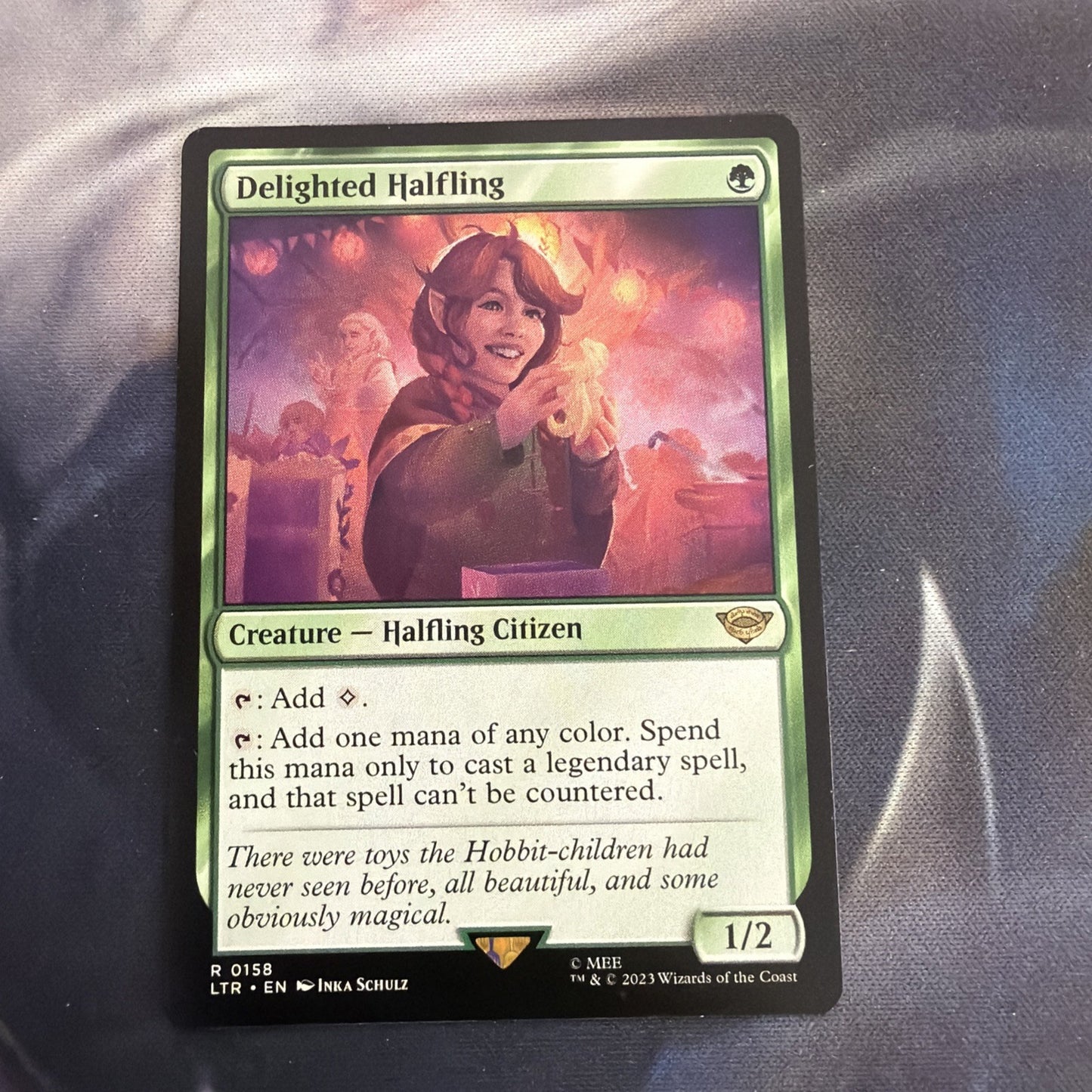 Delighted Halfling (Extended Art) Universes Beyond: the Lord of the Rings: Tales