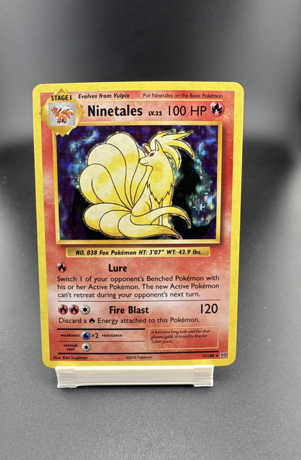 Ninetales 15/108 Evolutions Holo