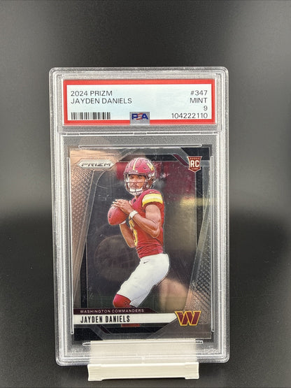 2024 Panini Prizm - Rookies Jayden Daniels #347 (RC) PSA 9!