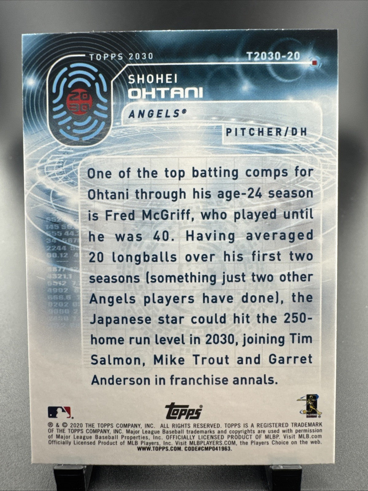 2020 Topps - Topps 2030 Shohei Ohtani #T2030-20