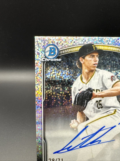 2025 Bowman Chrome Draft Seth Hernandez Sparkle Refractor Auto 28/71 #CPA-SH