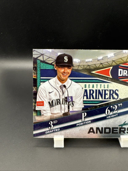 2025 BOWMAN DRAFT CHROME #BDN-3 KADE ANDERSON DRAFT NIGHT INSERT MARINERS