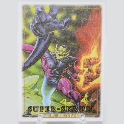 2024 Marvel Masterpieces '92 Platinum #84 Super Skrull -Canvas