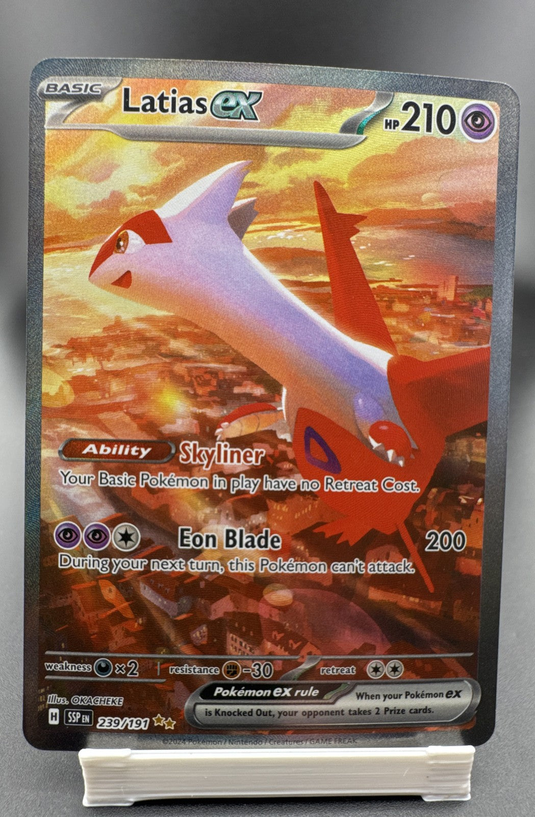 Latias ex 239/191 Sv08: Surging Sparks Holo