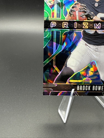 2024 Panini Prizm - Prizmatic Green Prizm #20 Brock Bowers (RC) - Raiders
