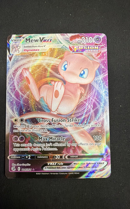 Mew VMAX 114/264 Swsh08: Fusion Strike Holo