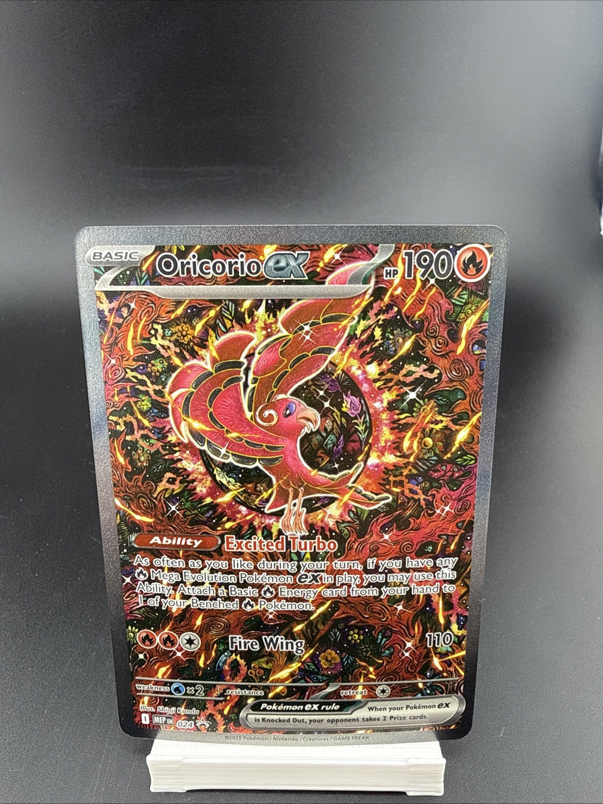 Oricorio Ex MEP 24 - Pokémon TCG Mega Evolution Black Star Promo #024 NM