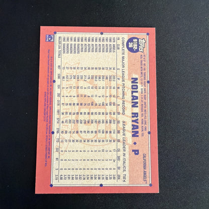 2026 Topps Series 2 All Star Game Nolan Ryan 1991 All Star Orange Parallel /25