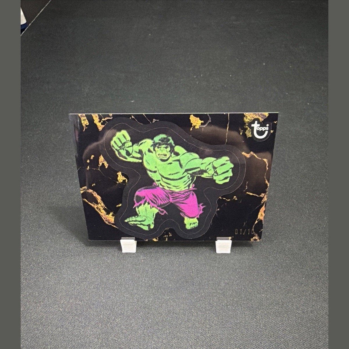 2025 Topps Comic Book Heroes Golden Anniversary Hulk #41 Black 1/10