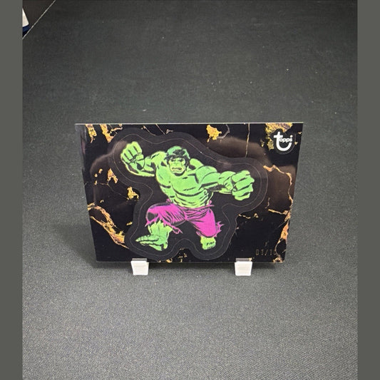 2025 Topps Comic Book Heroes Golden Anniversary Hulk #41 Black 1/10