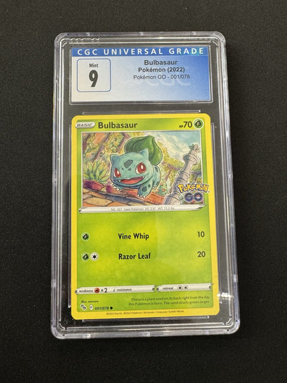 Bulbasaur 1/25 McDonald's Collection 2021 Confetti Holo CGC 9 Mint 7097