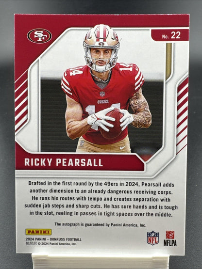 2024 Panini Donruss - Elite Series Rookies Ricky Pearsall #22 Autographs 44/99