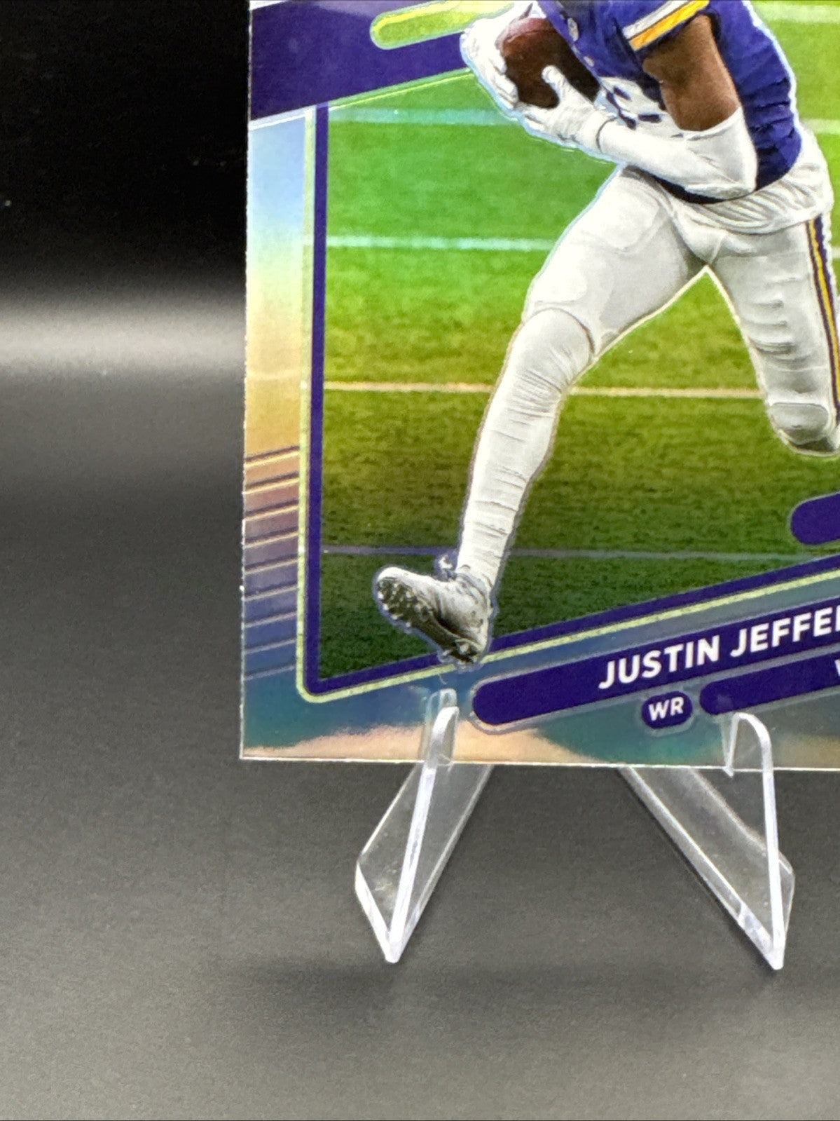 Justin Jefferson SILVER PRIZM 2021 Panini Donruss Optic #95 Minnesota Vikings