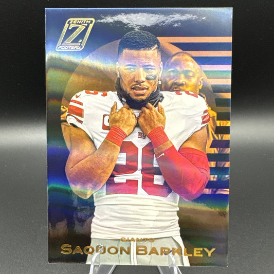 2020 Zenith Gold Saquon Barkley Holo #25
