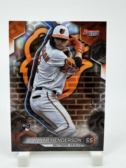 🔥2023 Bowman's Best Gunnar Henderson RC ⚾️BRONZE REFRACTOR ROOKIE!🔥🔥