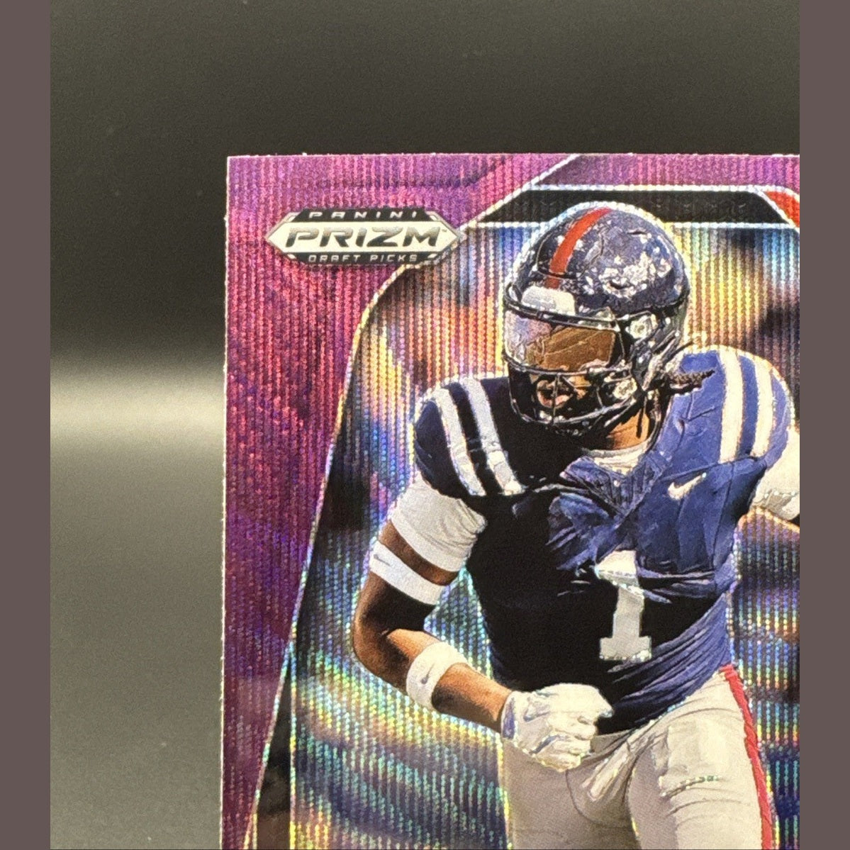Princely Umanmielen 2025 Prizm Draft Picks Purple Wave Rookie #92
