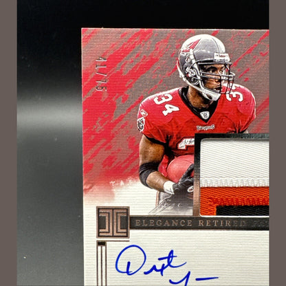 Dexter Jackson- 2024 IMPECCABLE ELEGANCE RETIRED PATCH- On Card AUTO 41/75