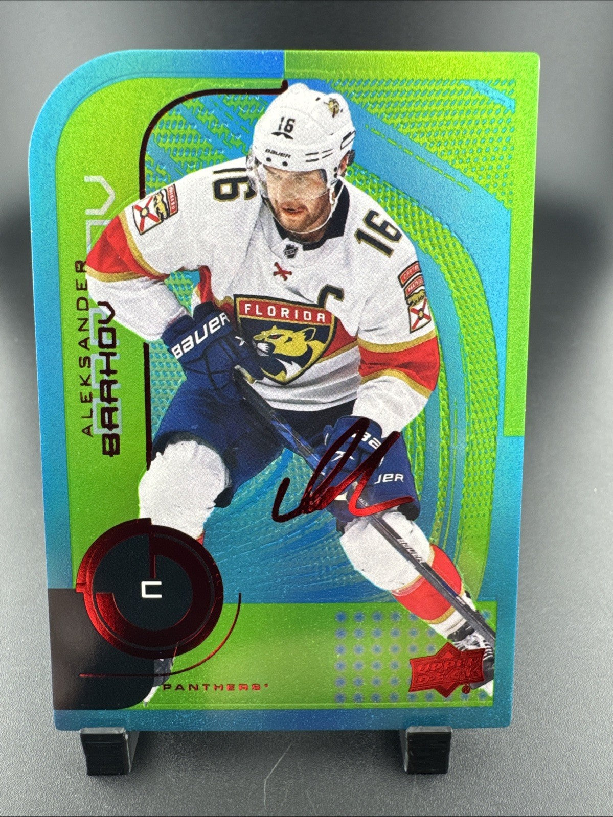 2022-23 Upper Deck MVP Colors and Contours Green 1/20 Aleksander Barkov #36