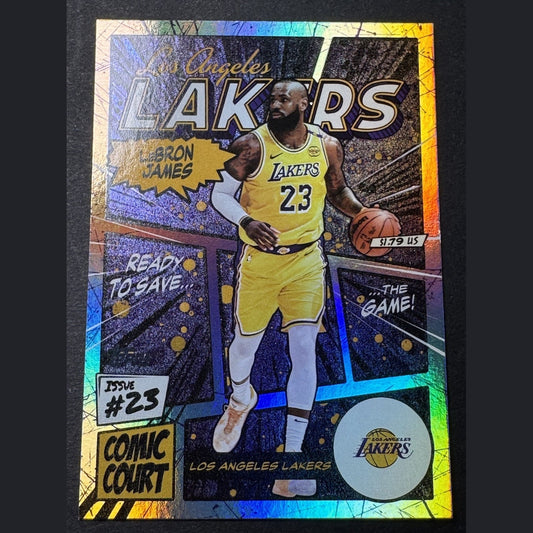 LeBron James 2025/26 Topps Basketball Comic Court SSP #CC-1 Los Angeles Lakers