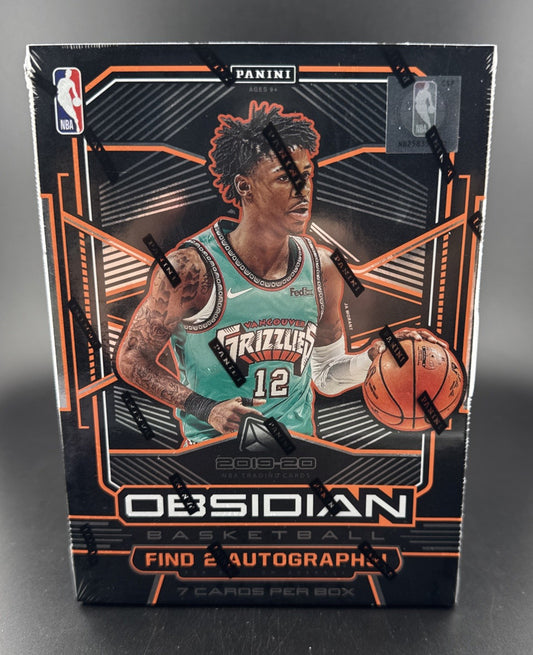 2019-20 Panini Obsidian FOTL First off The Line Basketball Sealed Hobby Box