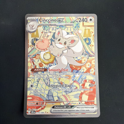 Pokémon TCG Cinccino Ex SIR Card NM