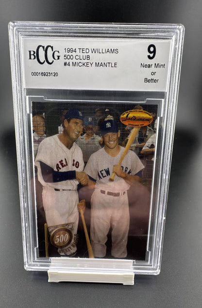 1994 Ted Williams Card Company - The 500 Club Mickey Mantle, Ted Williams