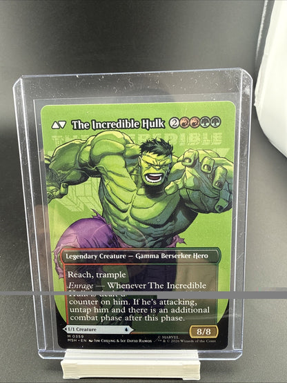 2026 MTG Marvel Superheroes Borderless NP #359 The Incredible Hulk