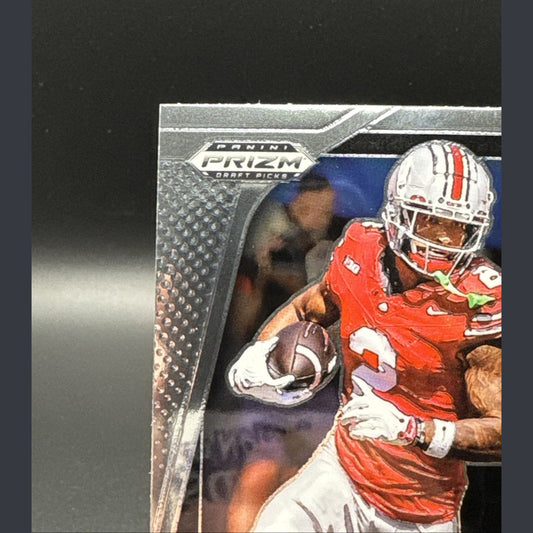 2025 Panini Prizm Draft Picks - Emeka Egbuka #85 (RC) - Ohio State Buckeyes
