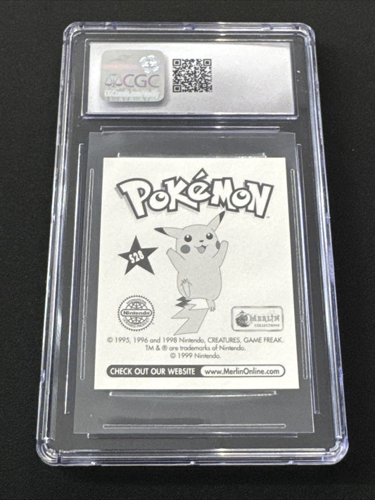 1998 Pokemon Merlin Sticker Series 1 Misty CGC 10 U.K. #S28 Poster Holographic