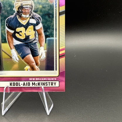 2024 Donruss Optic Kool-Aid Mckinstry!⚜️ Pink Optic #315 New Orlean Saints