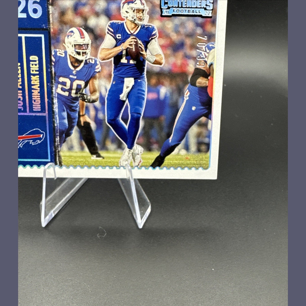 2022 Panini Contenders Game Day Ticket Silver #GDT-JAL Josh Allen Bills 70/99