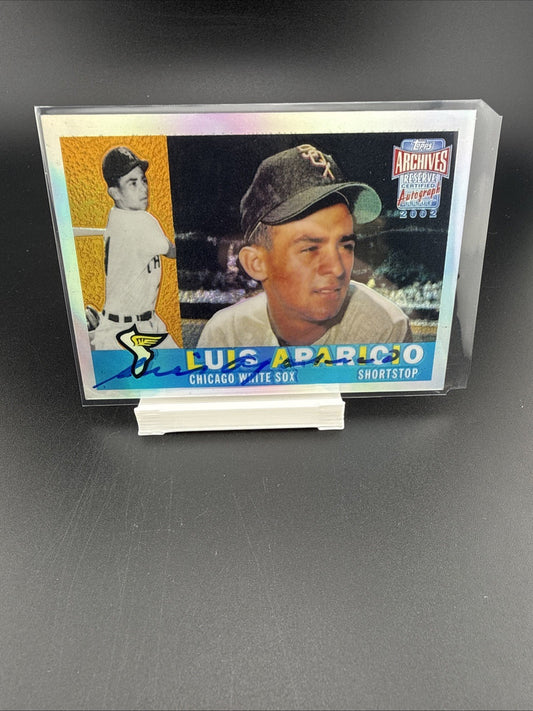 2002 LUIS APARICIO Topps Archives Reserve Chrome Refractor CHICAGO WHITE SOX