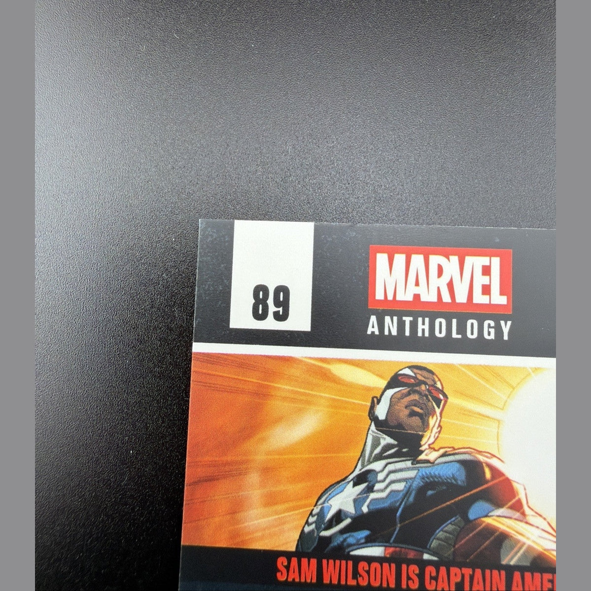 2025 Panini Marvel Anthology Sam Wilson Is Captain America  Marble Holo /25 #89