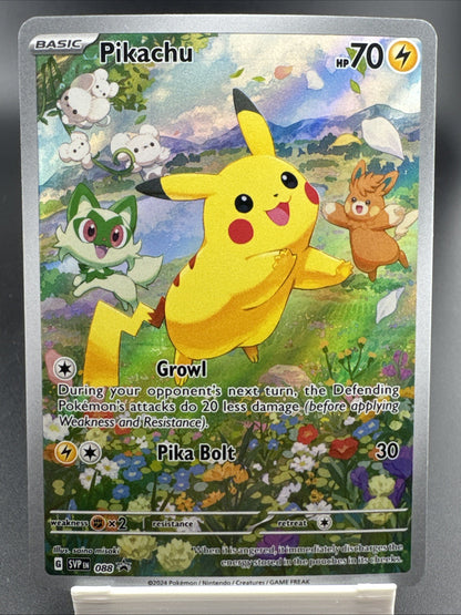 2024 Pokemon Pikachu 088 Sv: Scarlet & Violet Promo Cards Holo