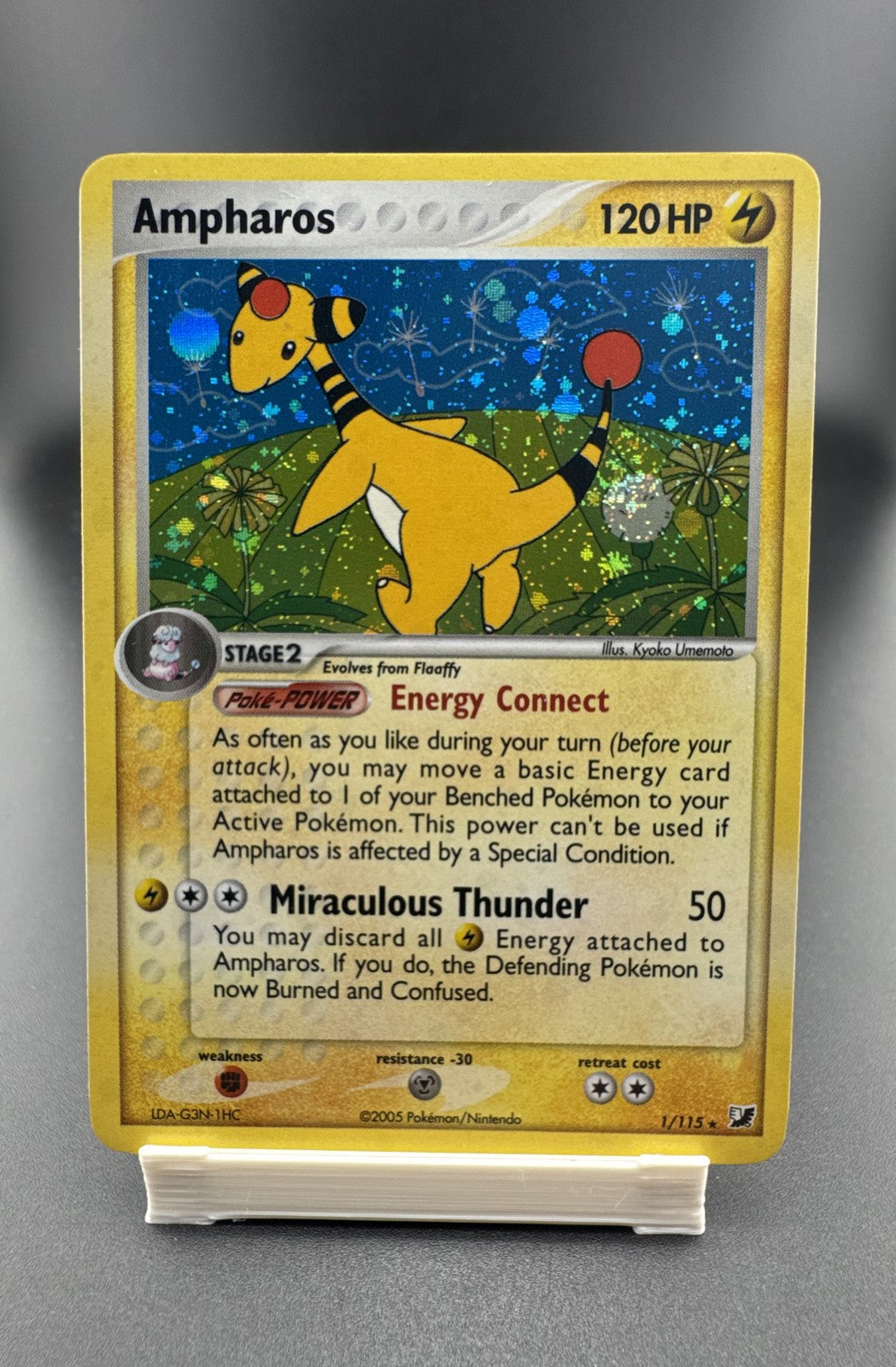 Ampharos 1/115 Unseen Forces Holo
