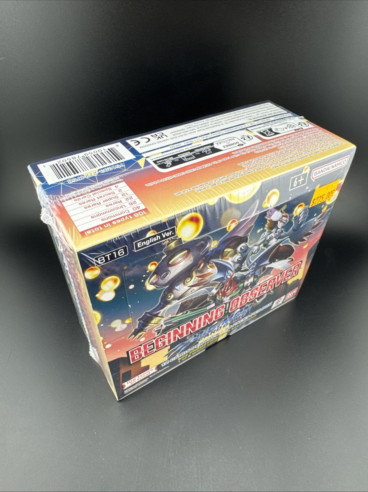 Digimon Card Game Beginning Observer (BT-16) English Sealed Box