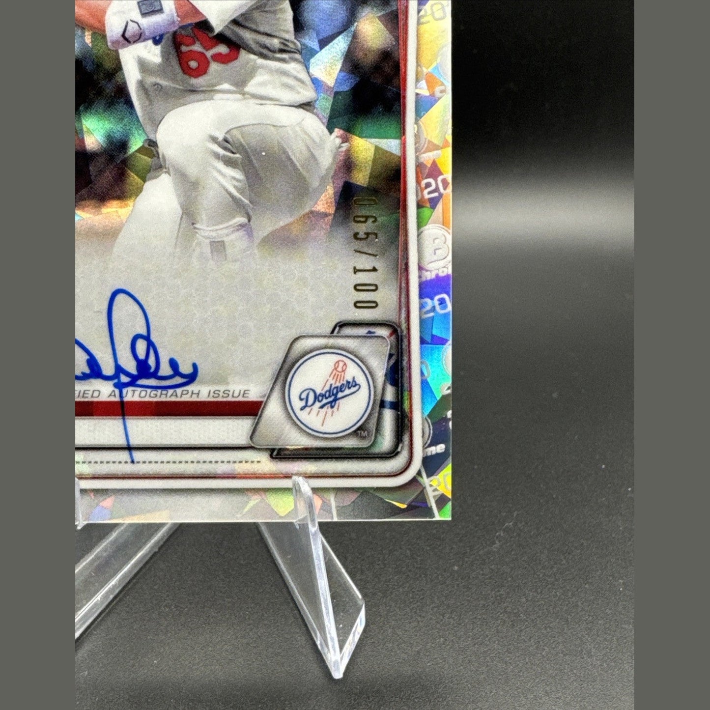 2020 Andy Pages 1st Bowman Chrome Cracked Ice RC Autograph 65/100 #CPA-AP