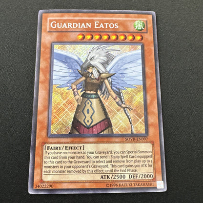 Guardian Eatos SOVR-EN097 Unlimited Secret Rare LP Yu-Gi-Oh!