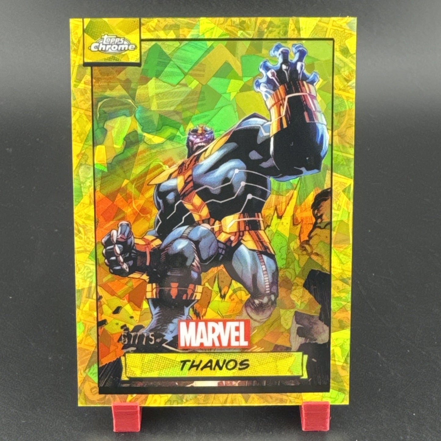 2024 Topps Marvel Thanos #72 67/75 Yellow
