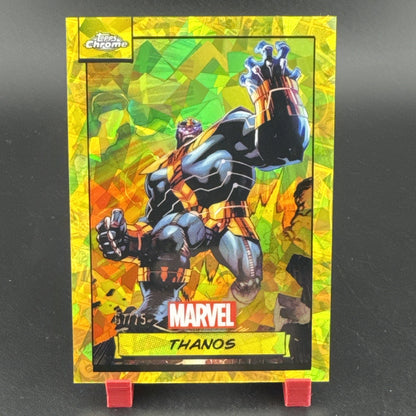 2024 Topps Marvel Thanos #72 67/75 Yellow