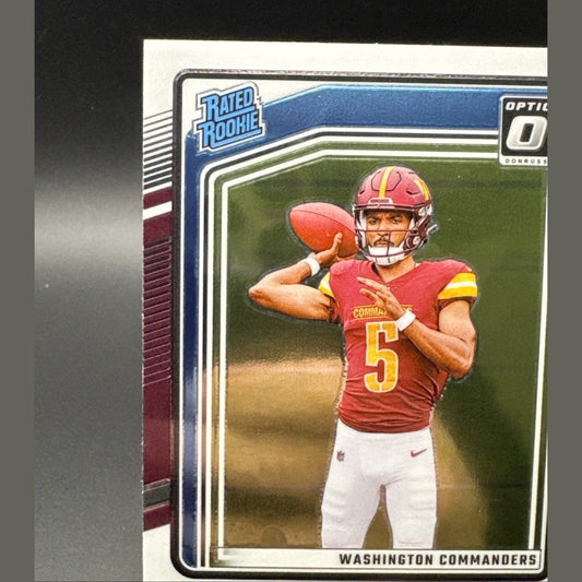 2024 Panini Donruss Optic Rated Jayden Daniels #248 Washington Commanders RC
