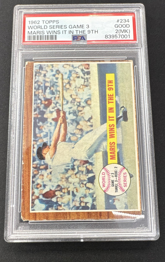 1962 Topps - World Series Roger Maris #234